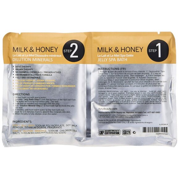 3 sets  total Natural Gel-Ohh! Jelly Spa Bath Milk & Honey Two-Step Pack - Picture 2 of 2